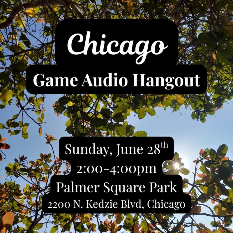 Cover Image for Chicago Game Audio Hangout - June 2026