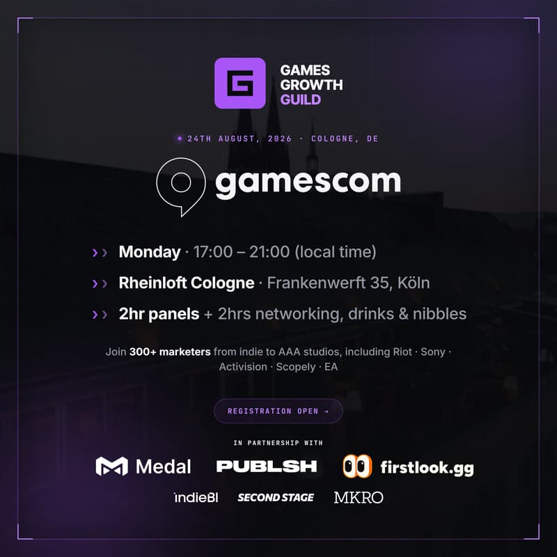 Cover Image for Games Growth Guild @ gamescom 2026