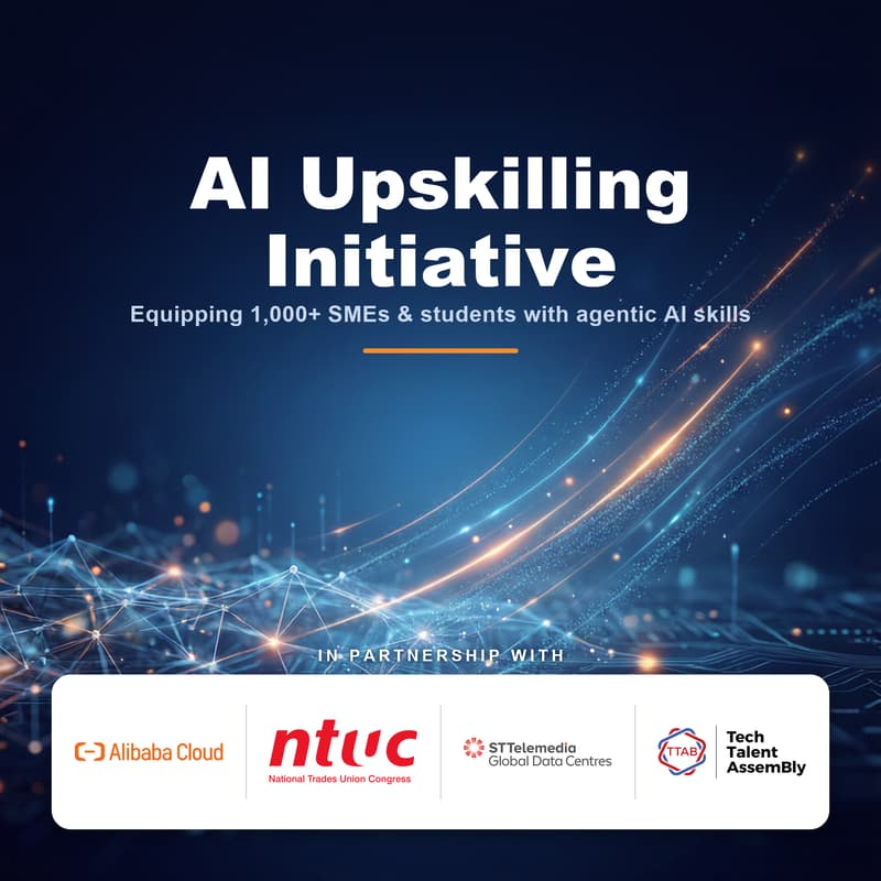 Cover Image for [Alibaba Cloud x NTUC x STT GDC x TTAB] AI Upskilling Initiative
