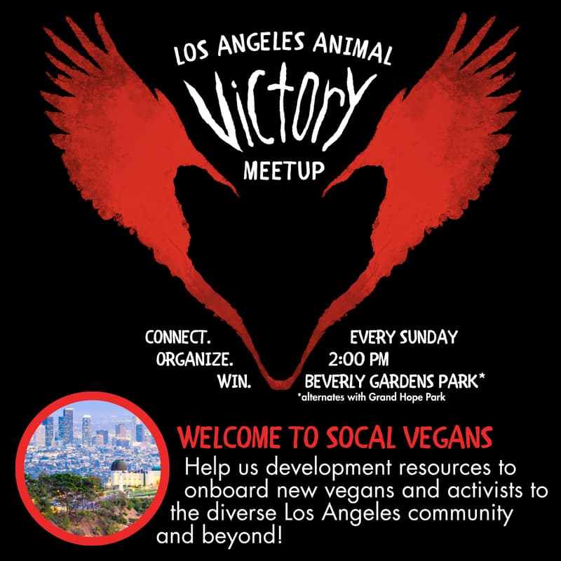 Cover Image for Welcome to SoCal Vegans - LA Animal Victory Meetup