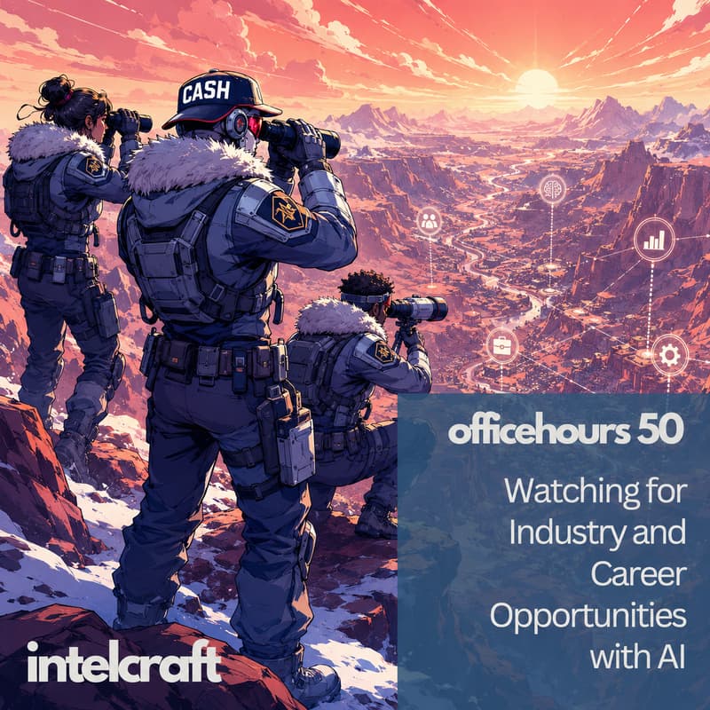 Cover Image for [officehours 50] Watching for Industry and Career Opportunities with AI