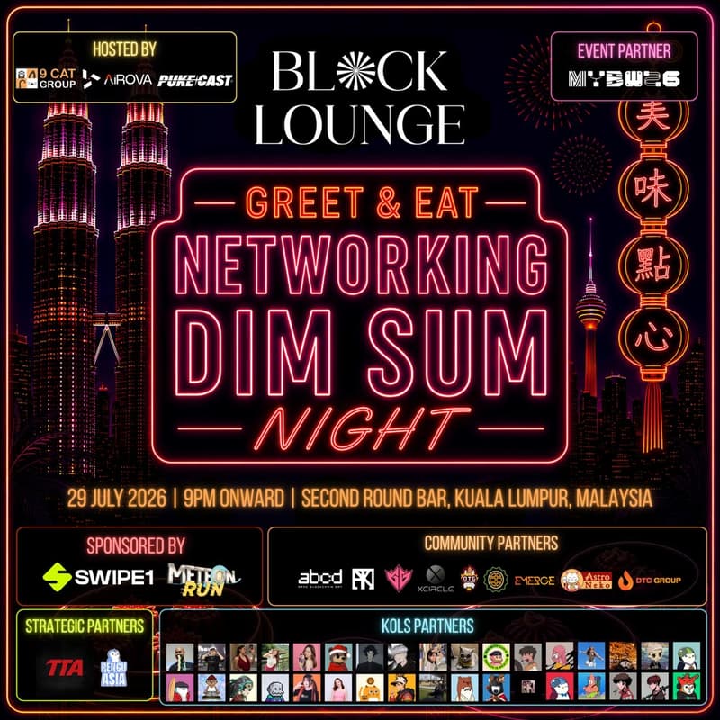 Cover Image for BLOCK:LOUNE MYBW2026: Greet & Eat - Networking Dim Sum Night