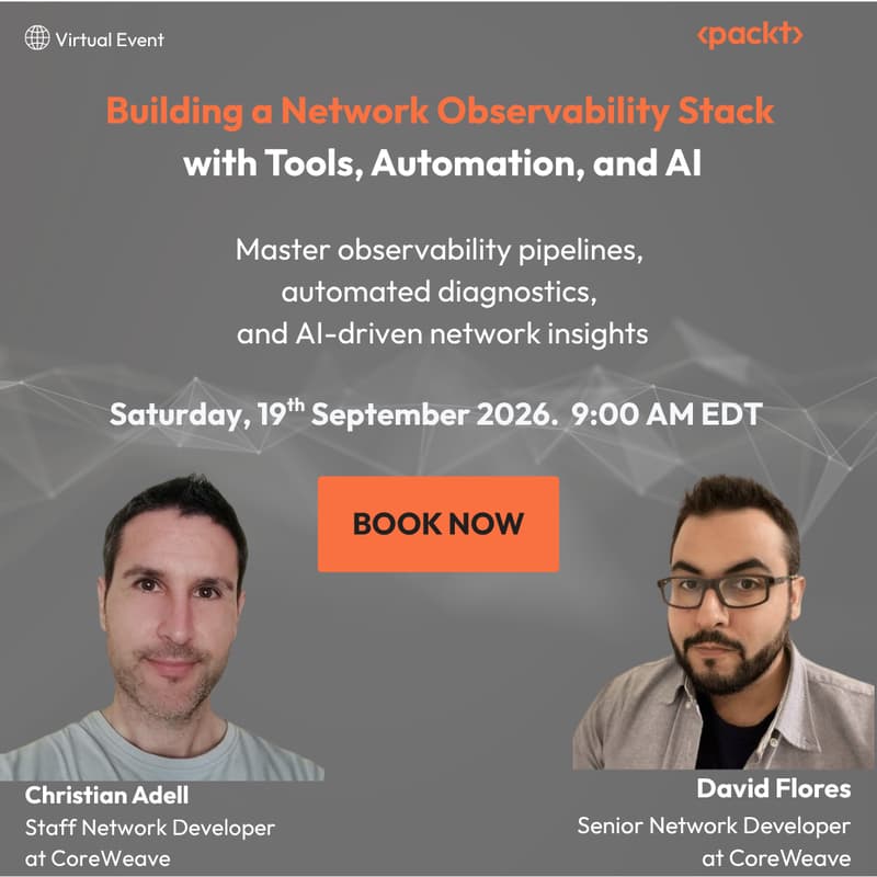 Cover Image for Building a Network Observability Stack with Tools, Automation, and AI