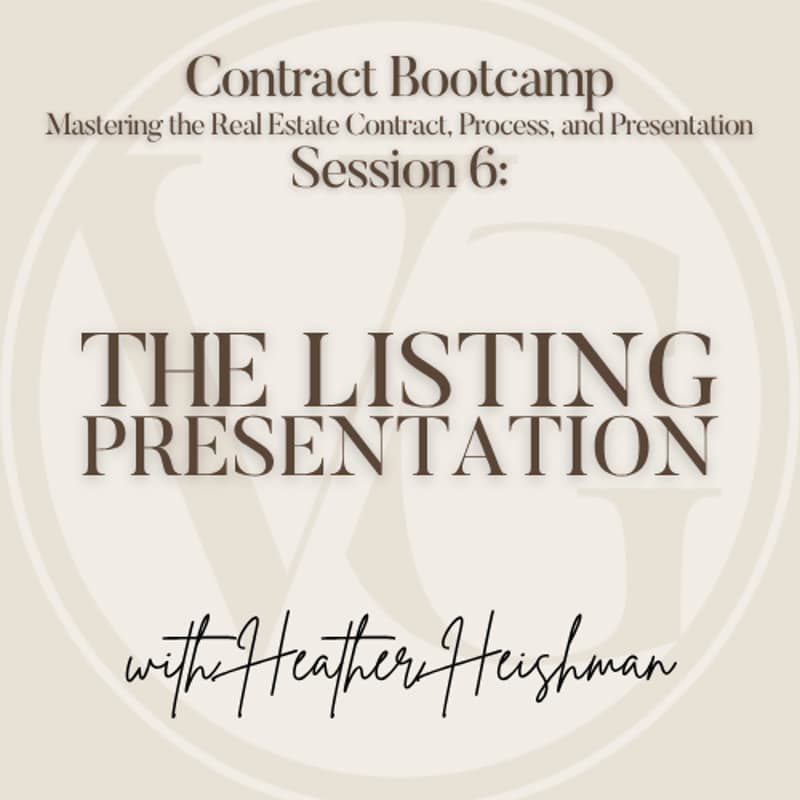 Cover Image for The Listing Presentation