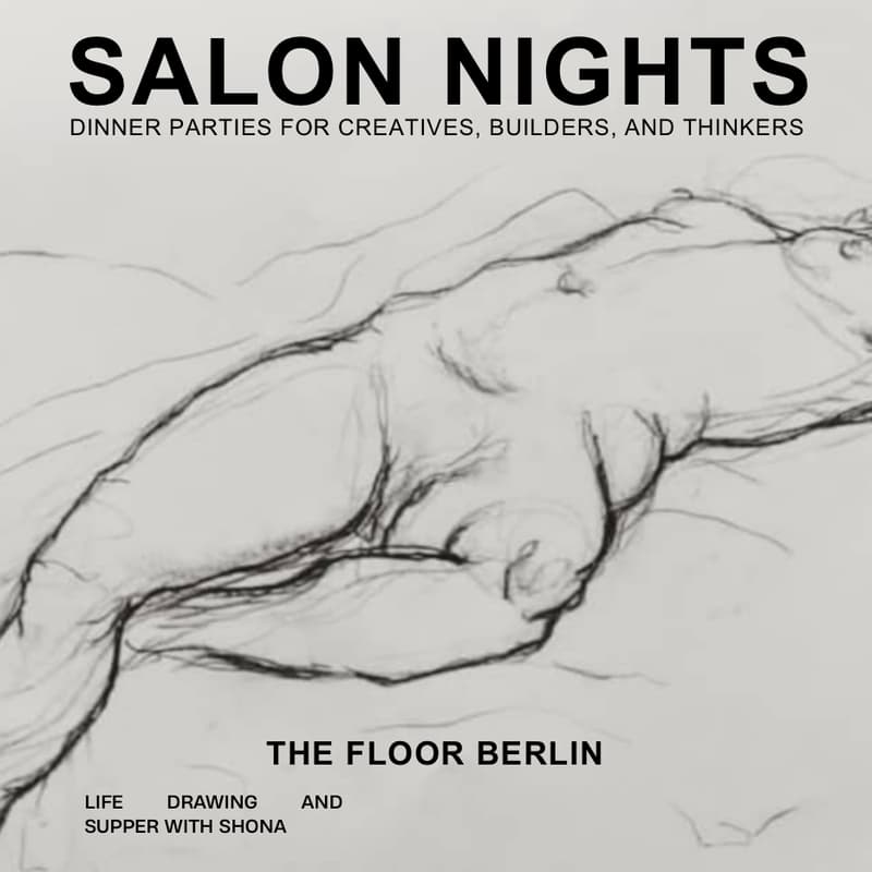 Cover Image for Salon Night Dinner Party + Life Drawing