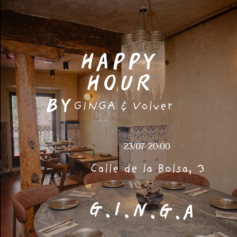 Cover Image for Happy Hour G.I.N.G.A & Volver