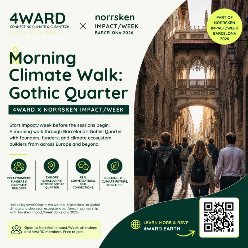 Cover Image for Morning Climate Walk: Gothic Quarter | 4WARD x Norrsken Impact Week