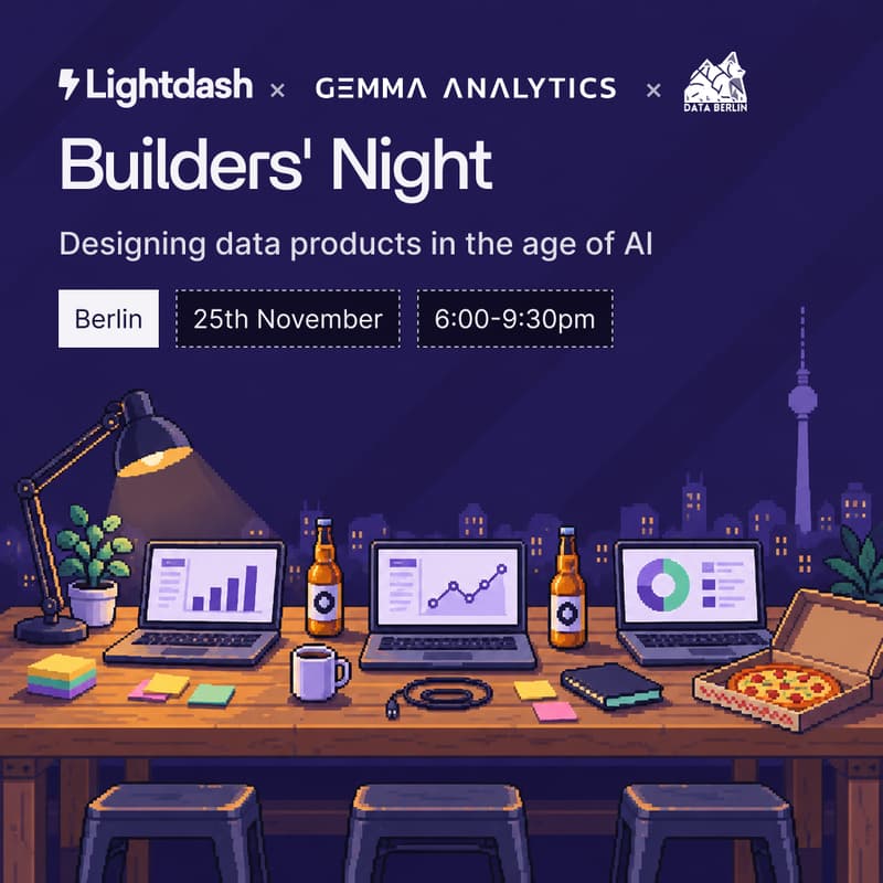 Cover Image for Builders' Night: Designing data products in the age of AI