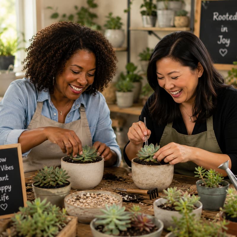 Cover Image for (Free) Los Angeles-area women's 35+ meetup, Succulent Arranging