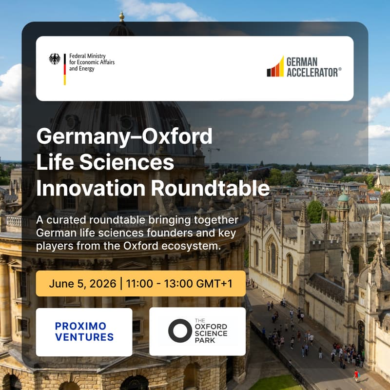 Cover Image for Germany–Oxford Life Sciences Innovation Roundtable