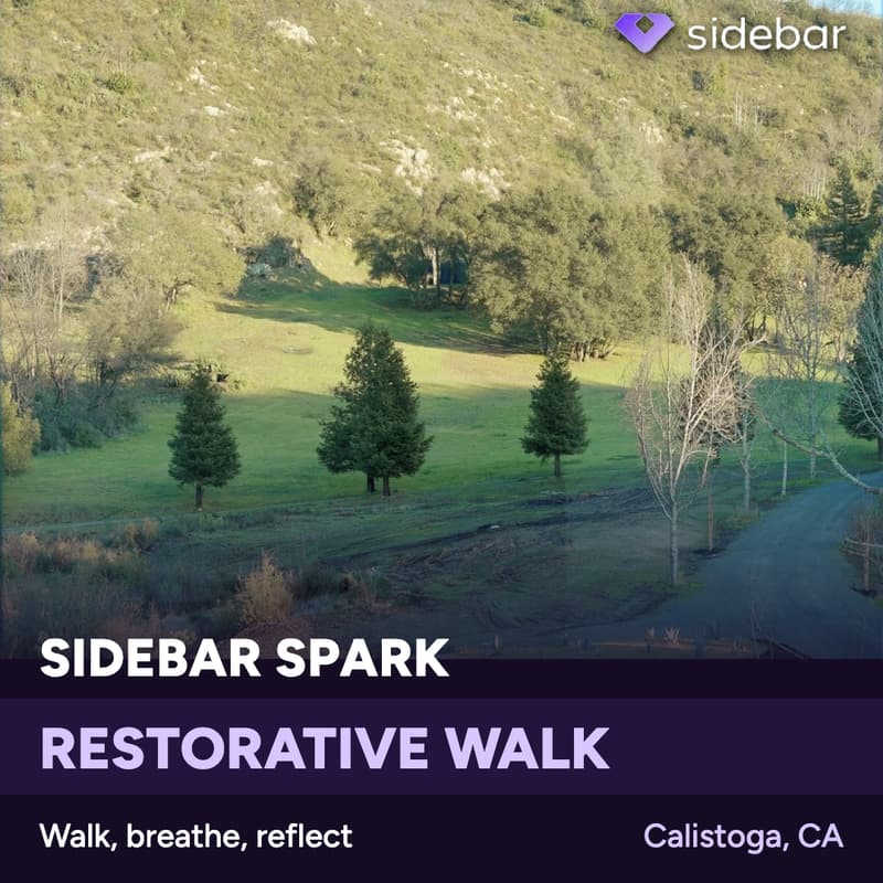 Cover Image for 🌿 Sidebar Spark: Walk, Wander & Restore (AM Walk)