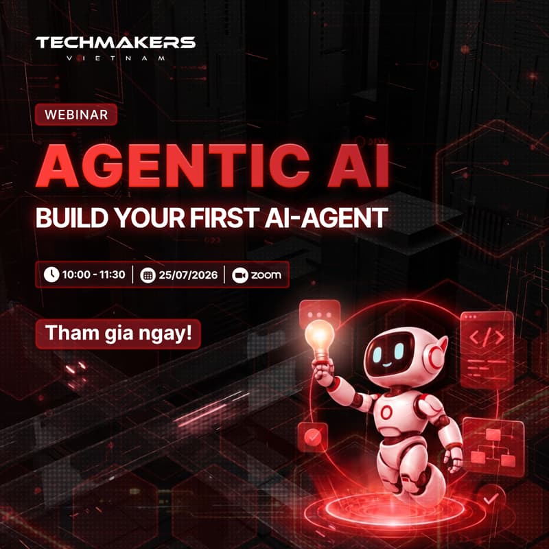 Cover Image for Webinar: Agentic AI - Build your first AI-Agent