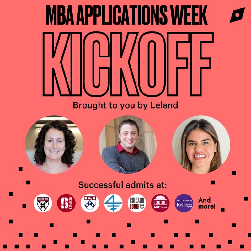 Cover Image for MBA Application Week Kickoff