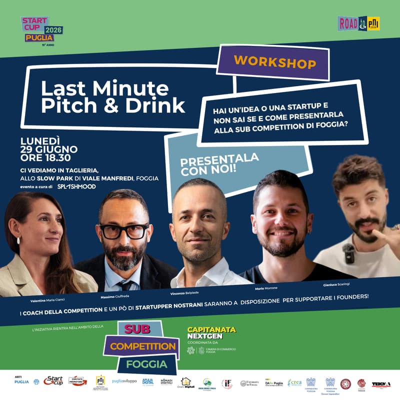 Cover Image for Last Minute Pitch & Drink