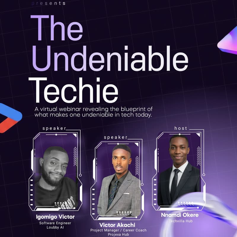 Cover Image for Webinar Series: The Undeniable Techie