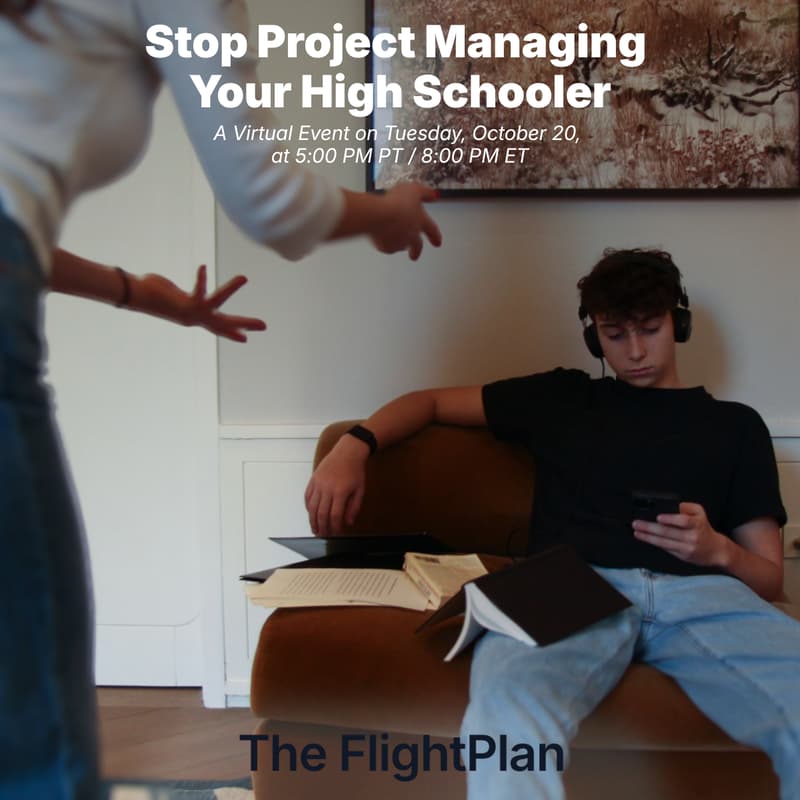 Cover Image for Stop Project Managing Your High Schooler