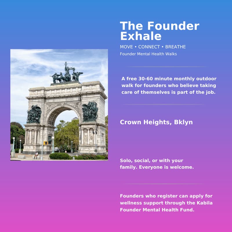 Cover Image for Founder Exhale Walk - Crown Heights, Bklyn