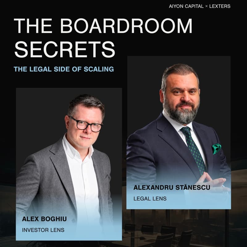 Cover Image for THE BOARDROOM SECRETS: THE LEGAL SIDE OF SCALING