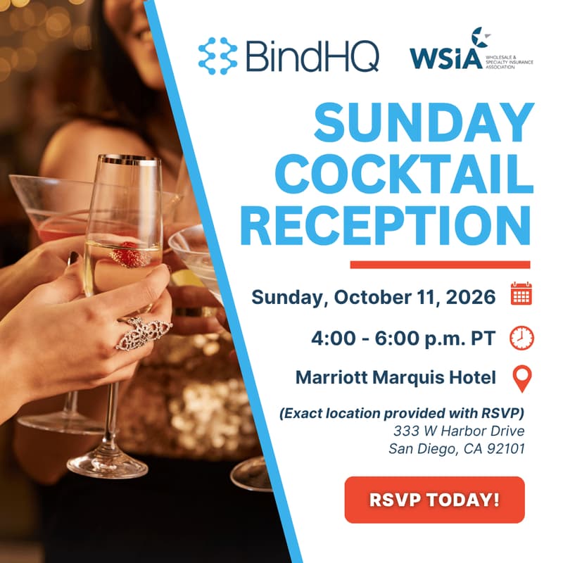 Cover Image for BindHQ Sunday Cocktail Reception