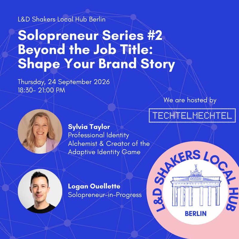 Cover Image for Berlin Local Hub: Solopreneur Series #2 - Beyond the Job Title: Shape Your Brand Story