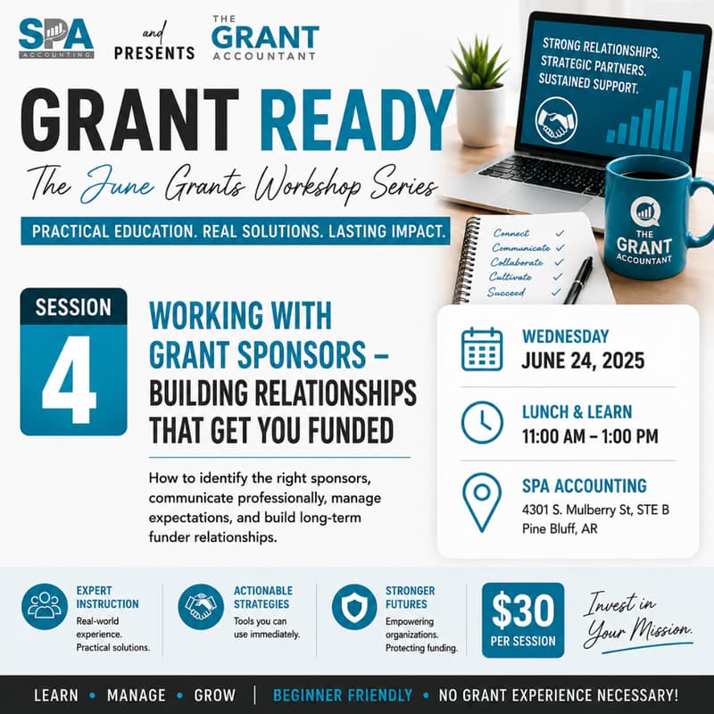 Cover Image for Grant Ready Workshop: Working with Grant Sponsors - Building Relationships that Get You Funded