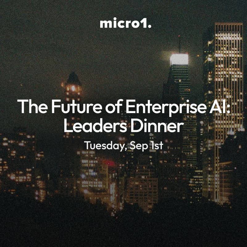 Cover Image for The Future of Enterprise AI: Leaders Dinner