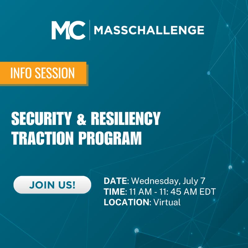 Cover Image for Info Session: Security & Resiliency Traction Program
