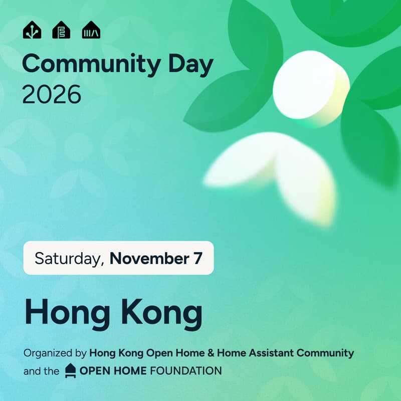 Cover Image for Hong Kong Open Home & Home Assistant Community Day 2026