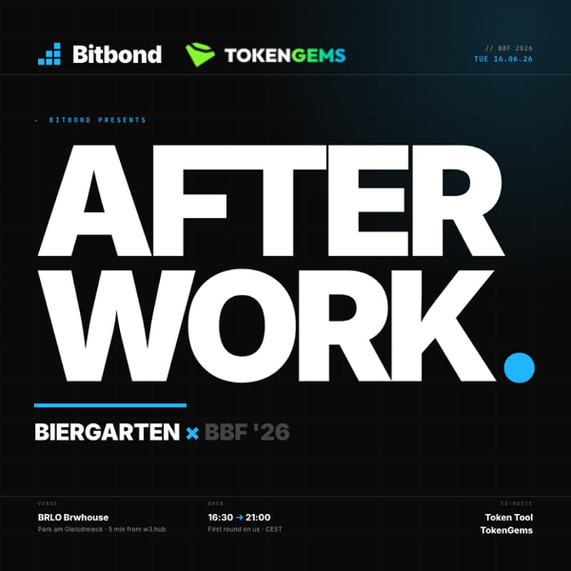 Cover Image for Bitbond Afterwork at Berlin Blockchain Week