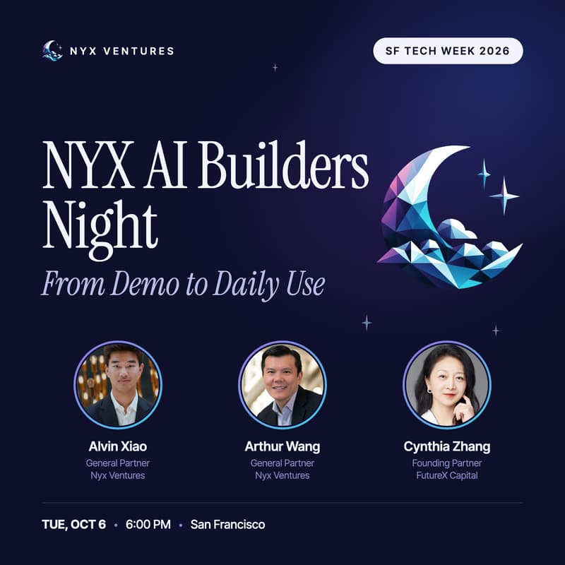 Cover Image for NYX AI Builders Night: From Demo to Daily Use #SFTechWeek