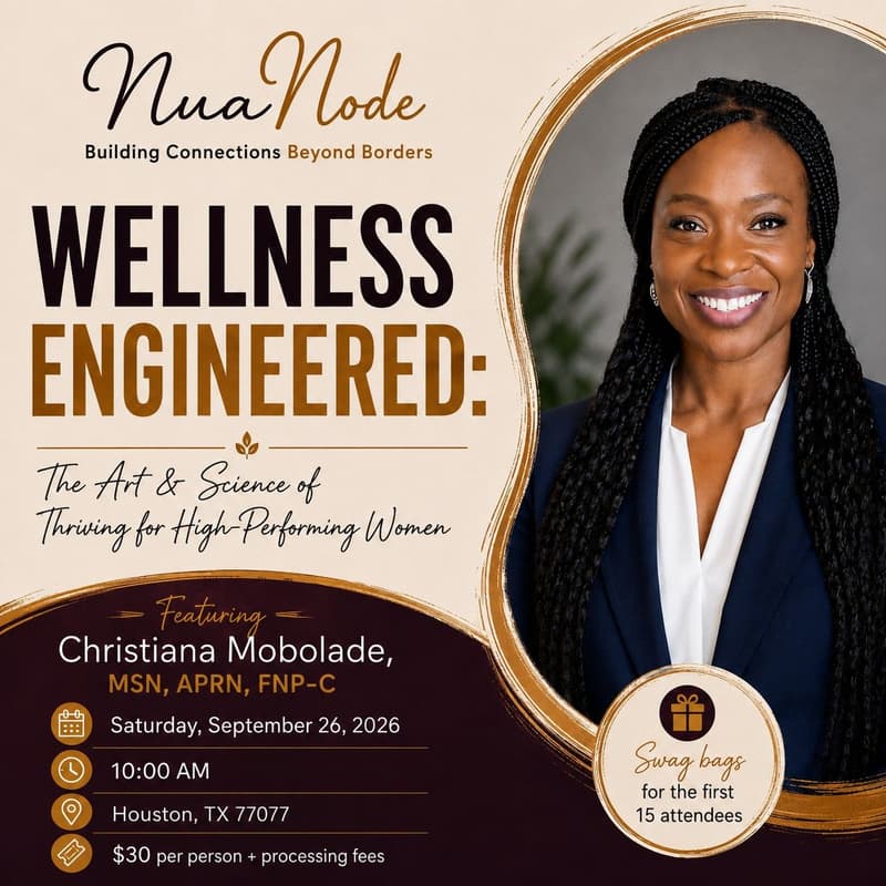 Cover Image for NUANODE PRESENTS WELLNESS ENGINEERED: The Art & Science Of Thriving For High Performing Women