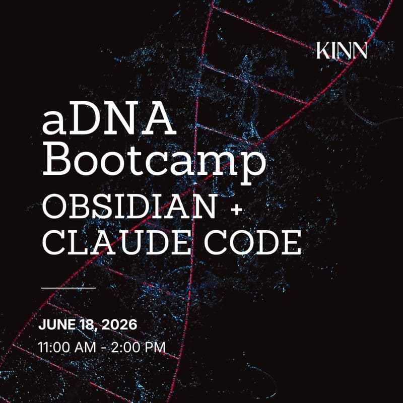 Cover Image for aDNA Bootcamp: Obsidian + Claude Code