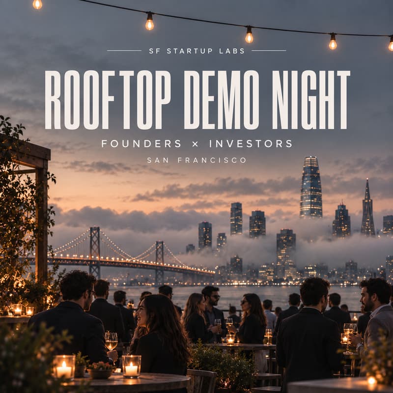 Cover Image for Rooftop Demo Night: Founders × Investors