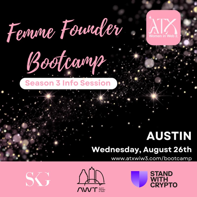 Cover Image for Femme Founder Bootcamp S3 - Info Session w/ Special Guest Arlan Hamilton