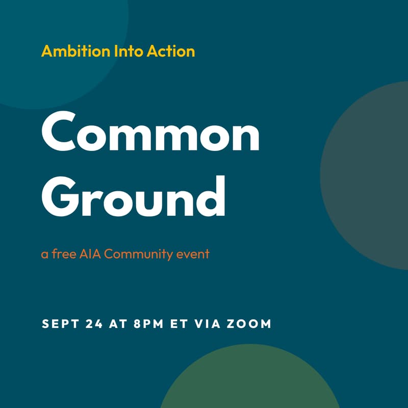 Cover Image for AIA: Sept Common Ground