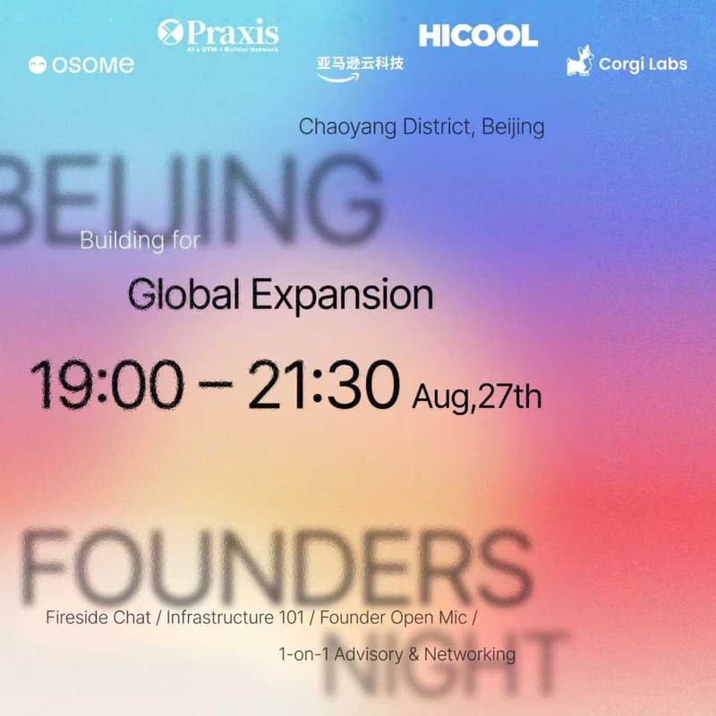Cover Image for Beijing Founders Night: Building for Global Expansion