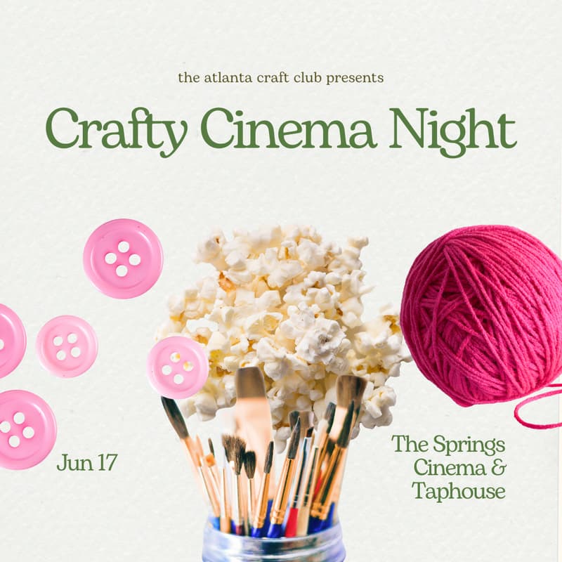 Cover Image for Crafty Cinema Night