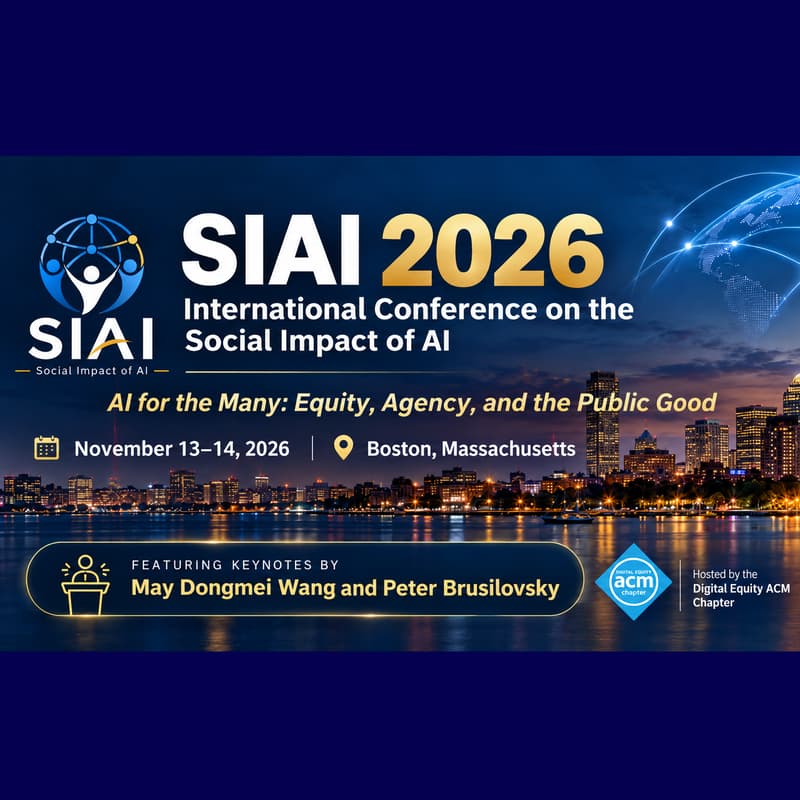 Cover Image for International Conference on the Social Impact of AI — SIAI 2026