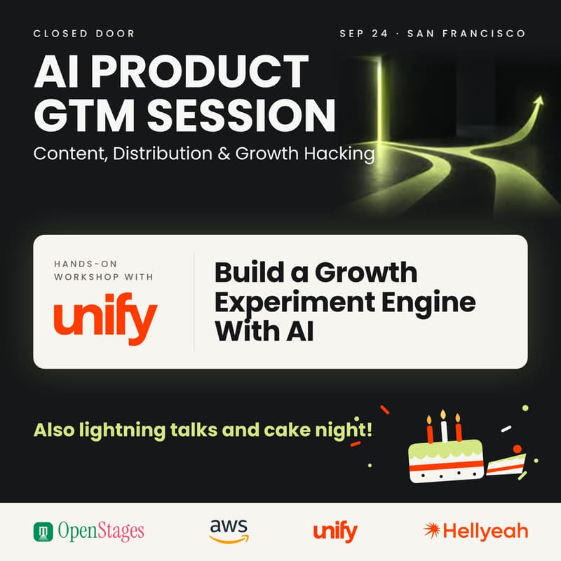 Cover Image for AI Product GTM Session: Build Your Growth Experiment Engine