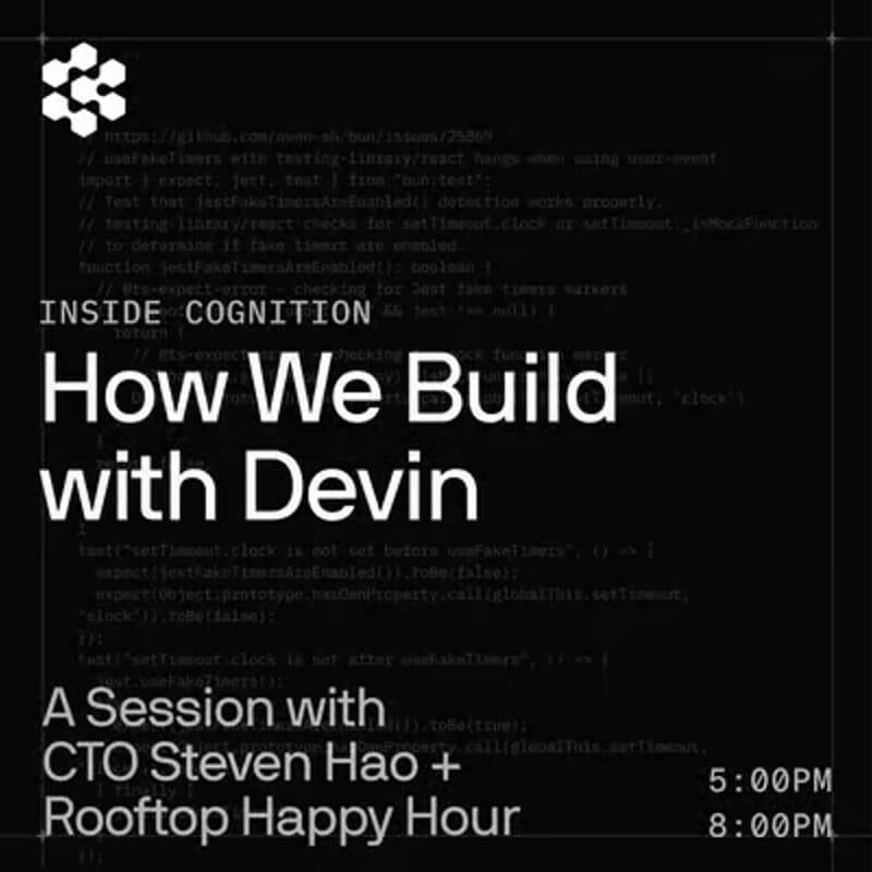Cover Image for [SF] CTO Talk - How We Build with Devin