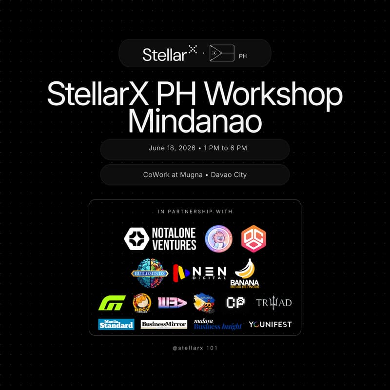 Cover Image for StellarX PH Workshop Mindanao