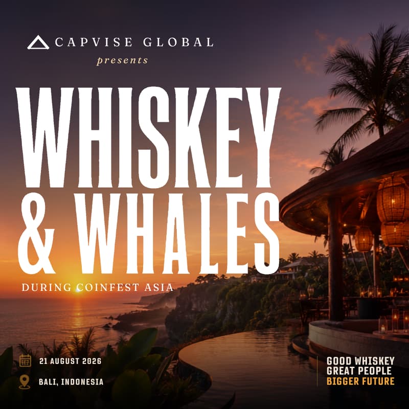 Cover Image for Whiskey & Whales @COINFEST ASIA 🇮🇩 2026