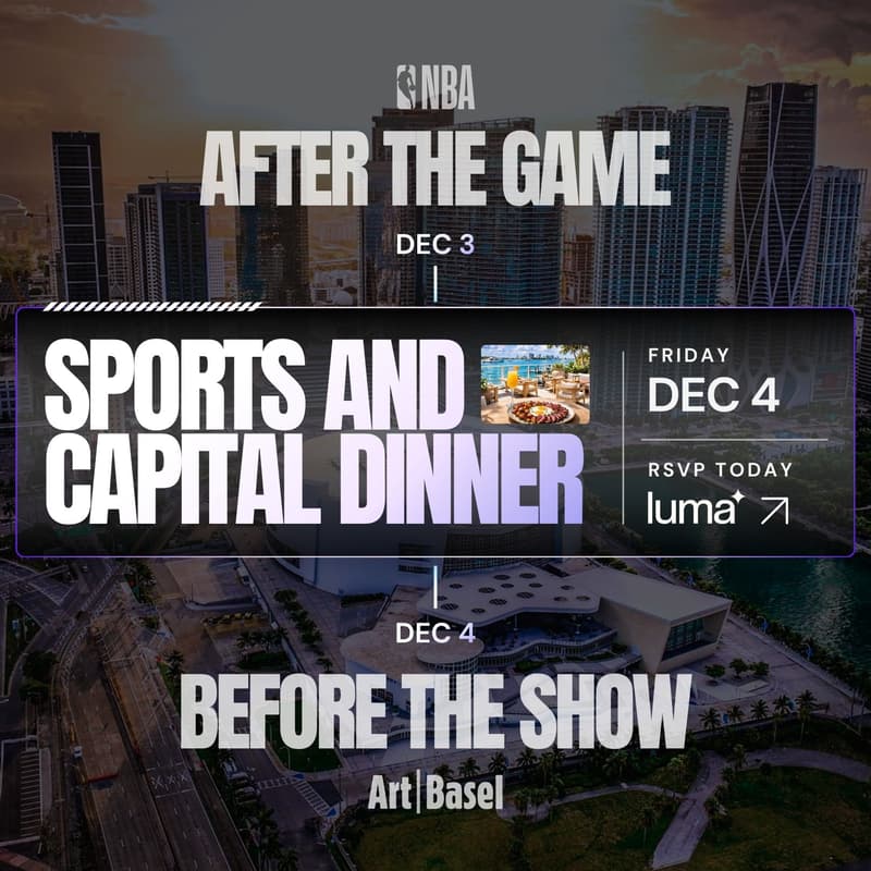 Cover Image for Sports and Capital Dinner | Miami, USA | Invite Only