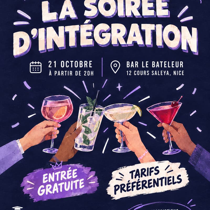 Cover Image for Soirée d'intégration de l'ANEDA