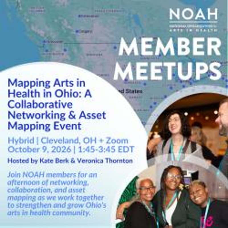 Cover Image for NOAH: Mapping Arts in Health in Ohio Virtual Session