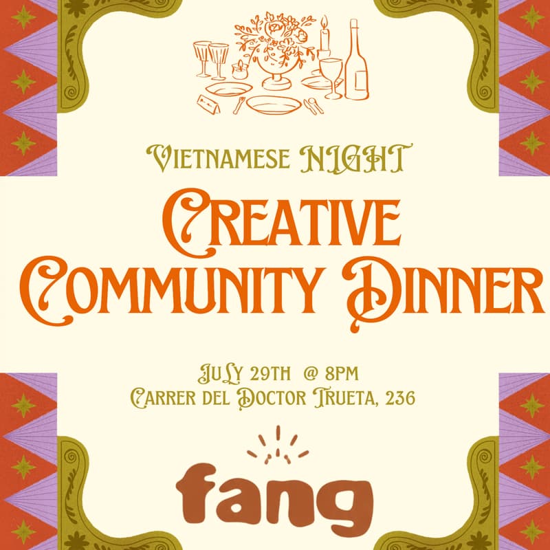 Cover Image for Community Dinner 🆅🅸🅴🆃🅽🅰🅼🅴🆂🅴 🅽🅸🅶🅷🆃