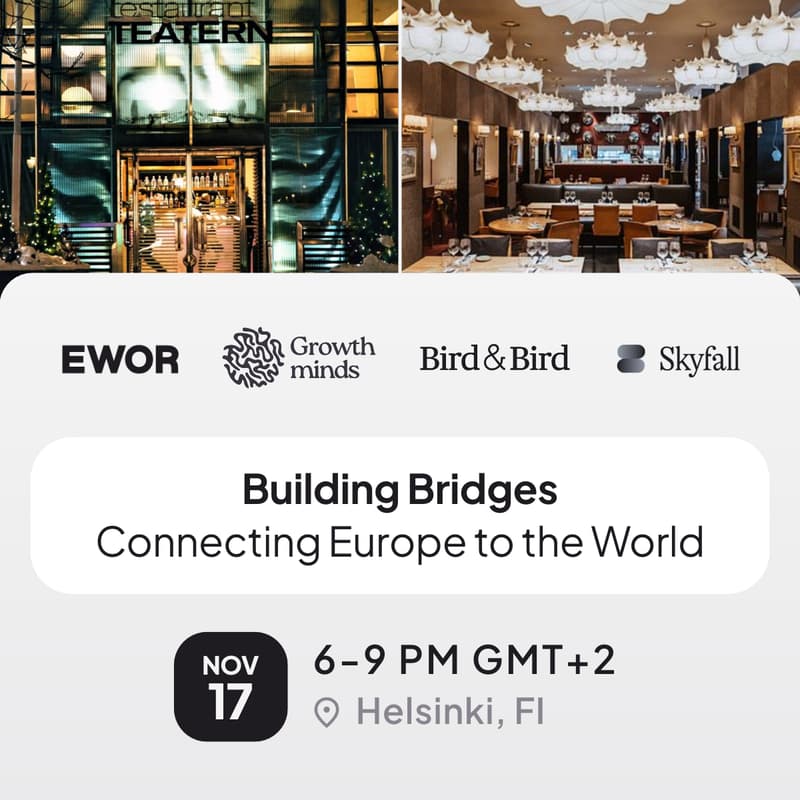 Cover Image for Building Bridges: Connecting Europe to the World | Dinner