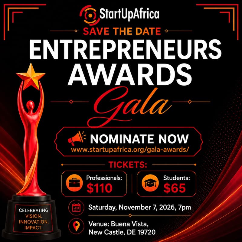 Cover Image for StartUpAfrica Entrepreneurs Awards Gala