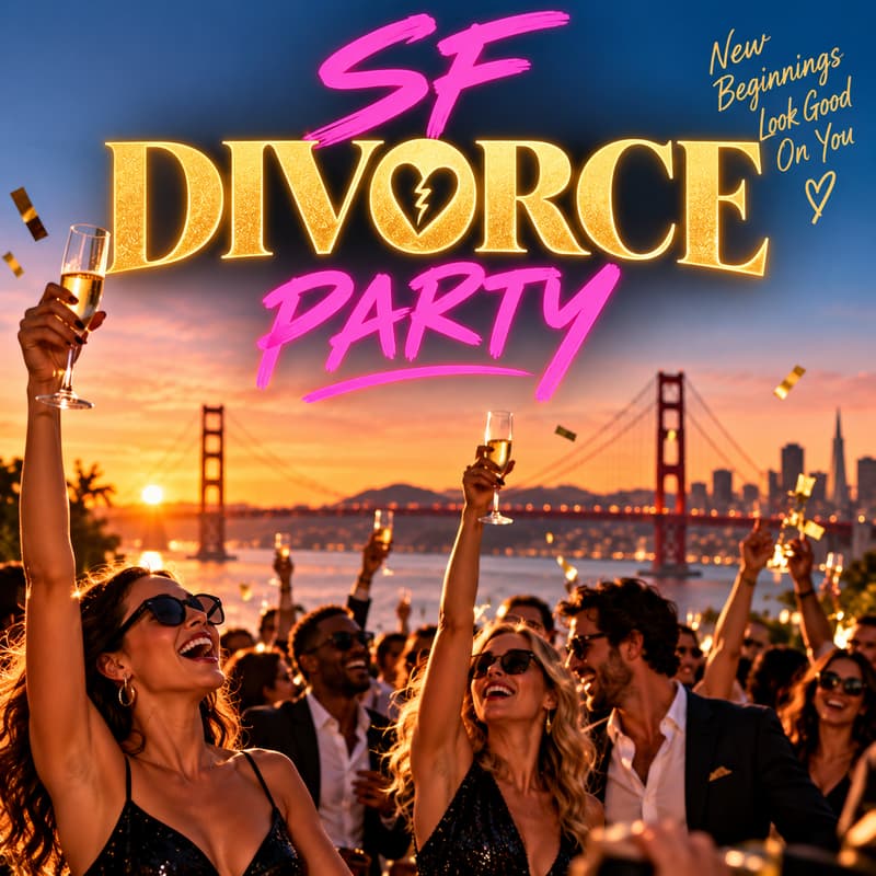 Cover Image for 💔 THE SF DIVORCE PARTY 🔥 From “I Do” to “I’m Done” — Here’s to New Beginnings