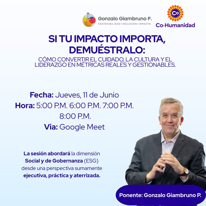 Cover Image for Si tu impacto importa, demuéstralo: Cómo convertir el cuidado, la cultura y el liderazgo en métricas reales y gestionables.